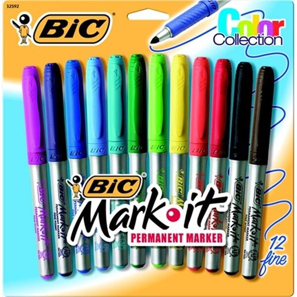 Bic BIC 079356 MarkIt AcidFree NonToxic Permanent Marker; Assorted